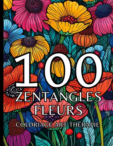 100 zentangles fleurs
