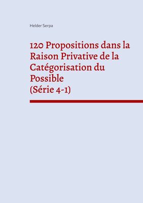 120 Propositions dans la Raison Privative de la Catégorisation du Possible (Série 4-1)