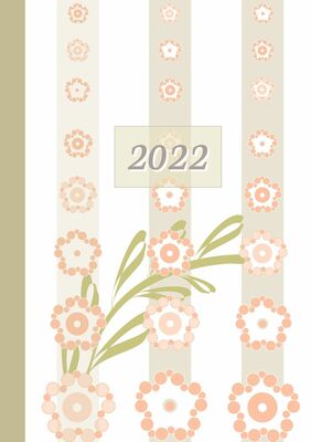 2022 Sarah Ela Joyne Kalender - Wochenplaner -Terminplaner - Design: Happy Flowers