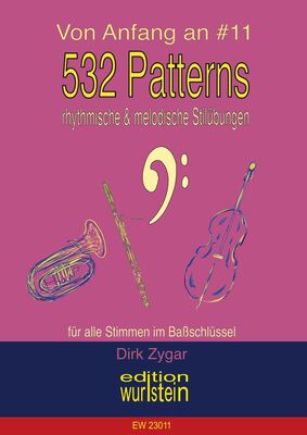 532 Patterns - rhythmische und melodische Stilübungen - Bass