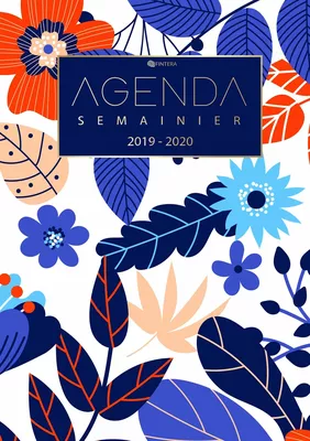 Agenda Journalier 2019 2020 - Agenda Semainier Août 2019 à Décembre 2020 Calendrier Agenda de Poche