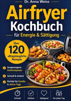 Airfryer Kochbuch für Energie & Sättigung