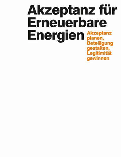 Akzeptanz für Erneuerbare Energien