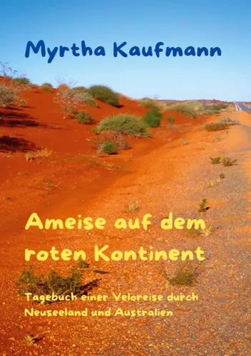 Ameise auf dem roten Kontinent