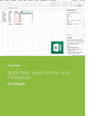 Apple Mac Excel Formel und Funktionen