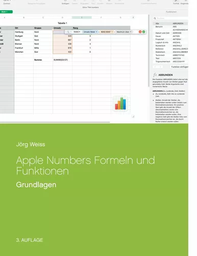 Apple Numbers Formeln und Funktionen