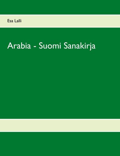 Arabia - Suomi Sanakirja