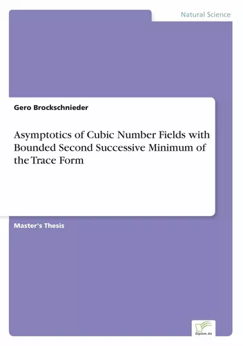 Asymptotics of Cubic Number Fields with Bounded Second Successive Minimum of the Trace Form