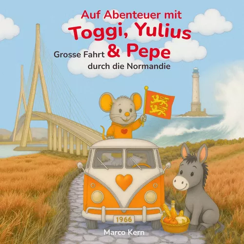 Auf Abenteuer mit Toggi, Yulius & Pepe Grosse Fahrt durch die Normandie