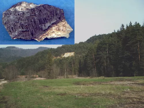Ausgewählte Mineralien von slovakischen Erzlagerstätten.