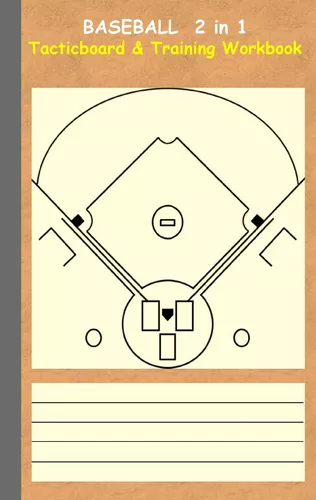 Baseball 2 in 1 Tacticboard and Training Workbook