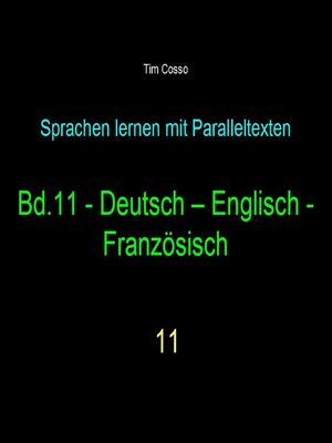 Bd.11 - Deutsch - Englisch - Französisch