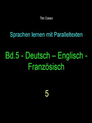 Bd.5 -Deutsch - Englisch - Französisch