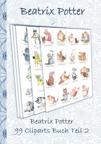 Beatrix Potter 99 Cliparts Buch Teil 2 ( Peter Hase )