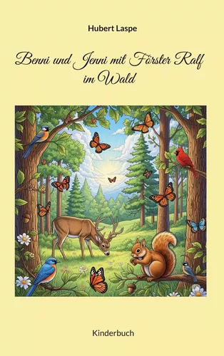 Benni und Jenni mit Förster Ralf im Wald