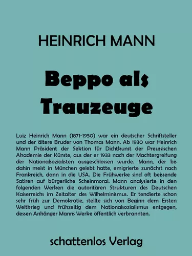Beppo als Trauzeuge
