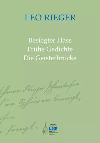 Besiegter Hass Frühe Gedichte Die Geisterbrücke