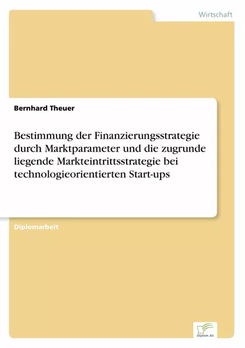 Bestimmung der Finanzierungsstrategie durch Marktparameter und die zugrunde liegende Markteintrittsstrategie bei technologieorientierten Start-ups