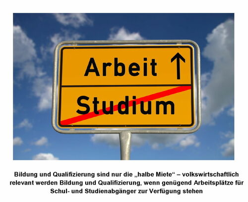Bildung und Qualifizierung sind nur die "halbe Miete"