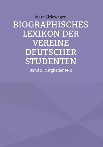 Biographisches Lexikon der Vereine Deutscher Studenten