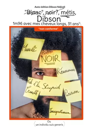 "Blanc", noir, métis, Dibson, 1m96 avec mes cheveux longs, 31 ans ½