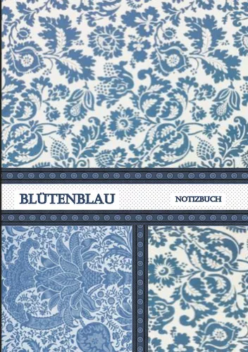 Blütenblau Notizbuch