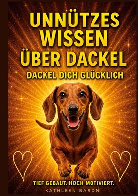 Buch Unnützes Wissen über Dackel, Dackel Dich Glücklich! Alle Fakten, Fun Facts & Wahrheiten über Dackel, Welpen Erstausstattung