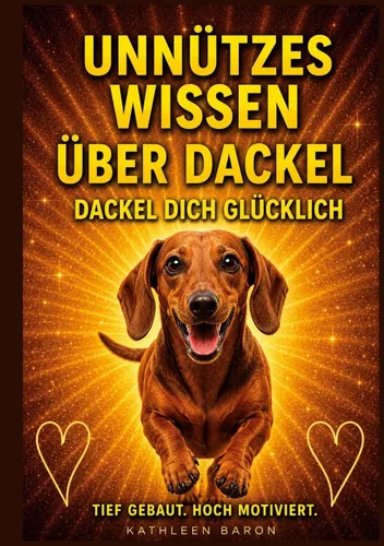 Buch Unnützes Wissen über Dackel, Dackel Dich Glücklich! Alle Fakten, Fun Facts & Wahrheiten über Dackel, Welpen Erstausstattung