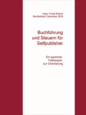 Buchführung Und Steuern Für Selfpublisher