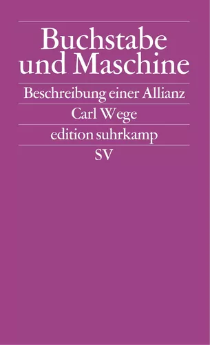 Buchstabe und Maschine