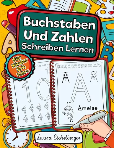 Buchstaben Und Zahlen Schreiben Lernen Für Kinder 2-4 Jahre