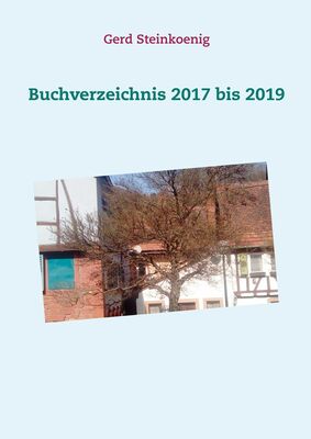 Buchverzeichnis 2017 bis 2019