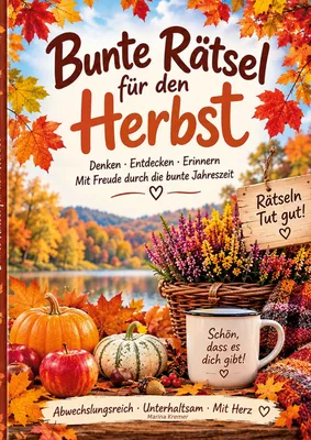 Bunte Rätsel für den Herbst