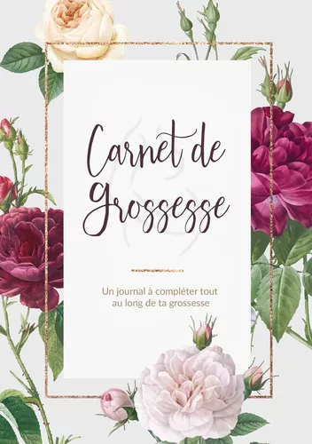 Carnet De Grossesse - Un journal à compléter tout au long de ta grossesse | Livre et Cadeau Grossesse