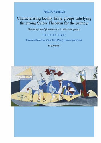 Characterising locally finite groups satisfying the strong Sylow Theorem for the prime p