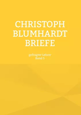 Christoph Blumhardt Briefe