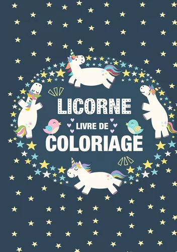 Lire un extrait avec BoD : Coloriage Licornes pour Enfants 3-8 ans - Livre  de coloriage Licorne et cadeau fille