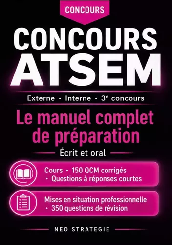 Concours ATSEM Externe · Interne · 3e concours
