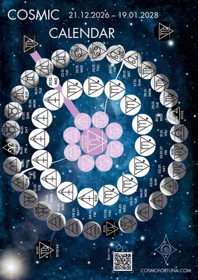 Cosmic Calendar Cosmofortuna