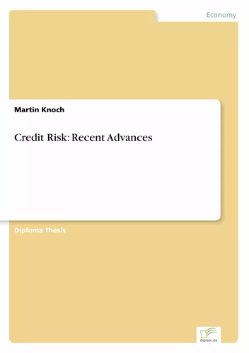 Credit Risk: Recent Advances