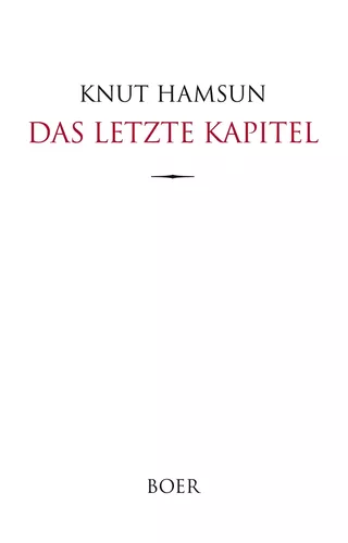 Das letzte Kapitel