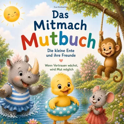 Das Mitmach-Mutbuch Die kleine Ente und ihre Freunde.