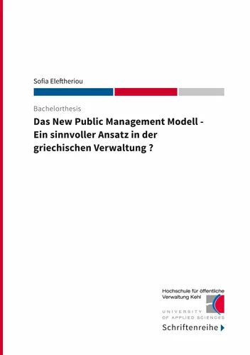 Das New Public Management Modell