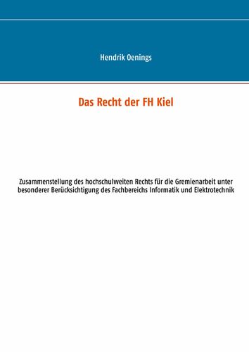 Das Recht der FH Kiel