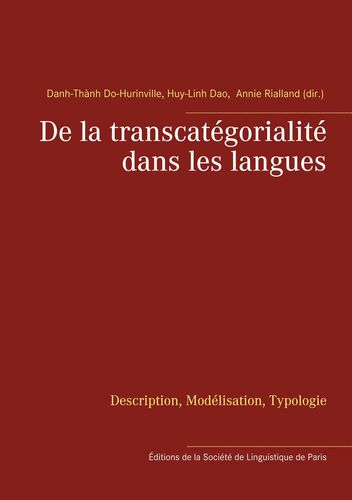 De la transcatégorialité dans les langues