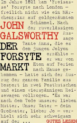 Der Forsyte Markt - Geschichten