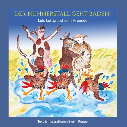 Der Hühnerstall geht baden!