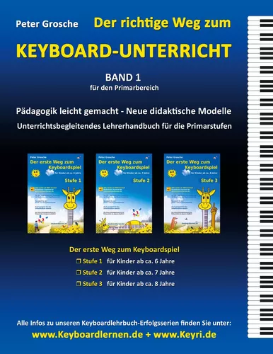 Der richtige Weg zum Keyboard-Unterricht - Band 1