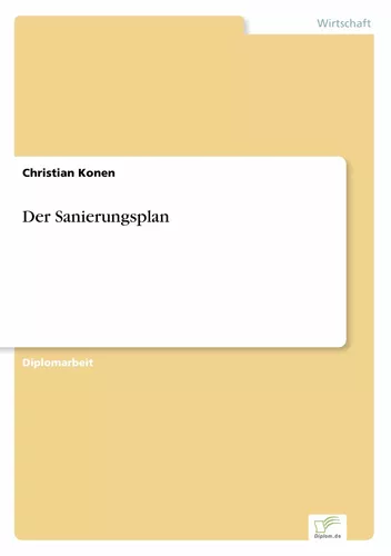 Der Sanierungsplan