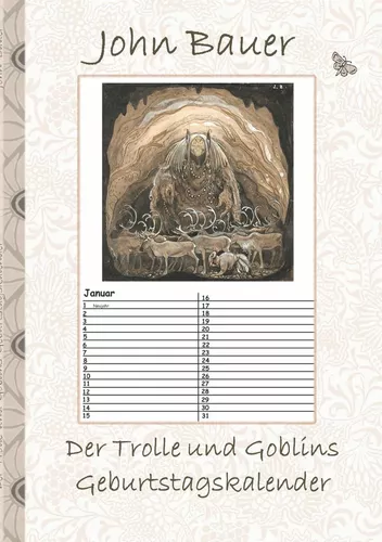 Der Trolle und Goblins Geburtstagskalender